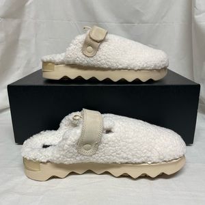 Sorel Women's Viibe Clog Cozy Slippers Natural, Bleached Ceramic Size 9